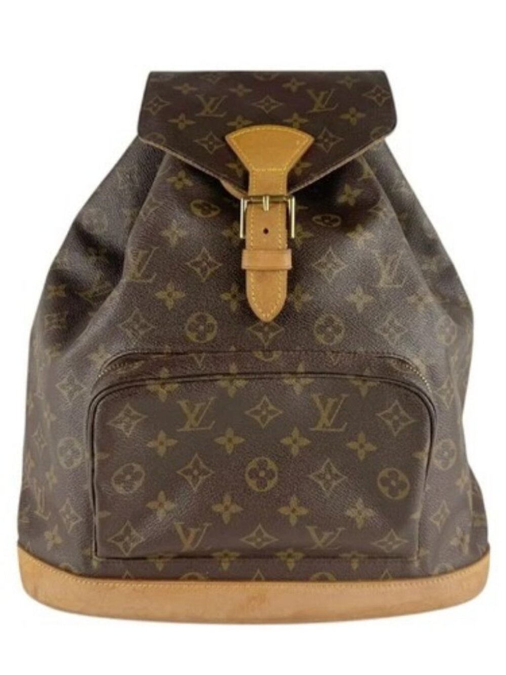 Auth LOUIS VUITTON Monogram Montsouris GM Backpack Brown M51135 - z9230